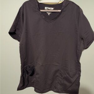 Grey's Anatomy Women’s Dark Gray / Pewter scrub top